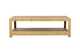 Wainscott Rattan And Raffia Coffee Table Mecox Gardens Coffee Table Table Rectangular Coffee Table