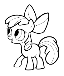 You can use our amazing online tool to color and edit the following my little pony coloring pages applejack. My Little Pony Apple Bloom The Sister Of Applejack