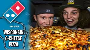 Dominos Wisconsin 6 Cheese Specialty Pizza Review Youtube