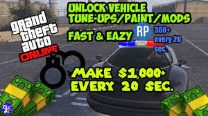 Everyone wants a car that defines themselves (or at least some of us do). Gta 5 Unlock Car Mods Paint Tune Ups Make 1 000 Every 20sec Boosting Rp Method Ps4 Xboxone Youtube