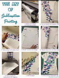 Sublimation Printing Process As Demonstrated By Style Council On Their Blog Printing On Fabric Sublimation Printing The Style Council