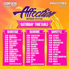 Gpf affection outdoor festival 2019 full video set. Affection Das Hier Ist Der Timetable Fur Den Samstag Des Facebook
