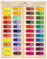 Andrea Wickerts Collection Of Vintage Colour Charts