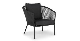 Corda Slate Gray Lounge Chair Modern Outdoor Lounge Chair Lounge Chair Outdoor Outdoor Dining Chairs