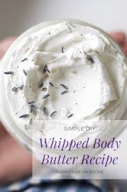 Melt the shea butter and coconut oil au bain marie in a bowl placed in a pan with shimmering water. Diy Whipped Body Butter Recipe All Natural Farmhouse On Boone