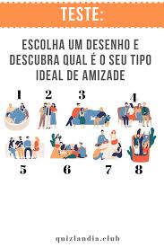 Check spelling or type a new query. Teste Escolha Um Desenho E Descubra Qual E O Seu Tipo Ideal De Amizade Quizlandia Club