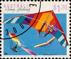 Australia Sports Hang Gliding Scott 1120 A400 Issued 1990 Aug 27 Perf 13 1 2 1 20c Ldb Stamp Collecting Stamp Stamp Collector