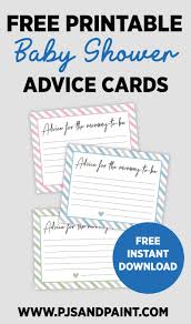 Make sure to download baby prediction and advice cards free printable to your collection of games to play. Free Printable Baby Shower Advice Cards Baby Shower Advice Cards Baby Shower Advice Mom Advice Cards