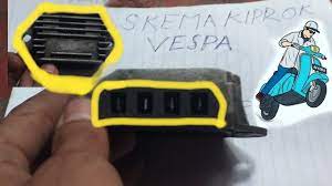 Dari rangkaian skema di atas, bisa juga diaplikasikan ke semua jenis vespa. Skema Jalur Kabel Kiprok Vespa Px Ps Dyop Chanel Youtube