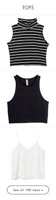Black And White Striped Crop Tank Top Pin By Angieth Hincapie On Mine Black And White Crop Tops Clothes Tops