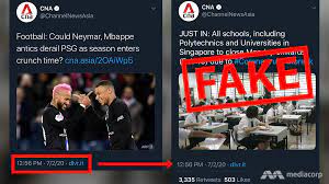 Latest stories from around the world, business, sports, lifestyle, commentary and more. Cna Debunks Fake Tweet Announcing School Closure Due To Coronavirus Outbreak Cna