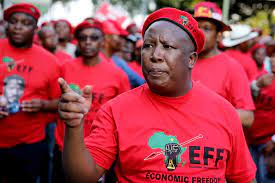 Eff leader julius malema and robert mugabe's nephew, patrick zhuwao, at the eff memorial service for the former zimbabwe president. Julius Malema Says Jesus Arrived Five Years Ago Jesus Is The Eff Joy News