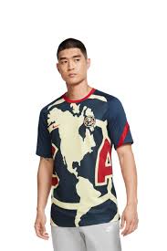 New release club america away soccer jersey 2021/2022 men adult. T Shirt Nike Club America Breathe Top R Gol Com Football Boots Equipment