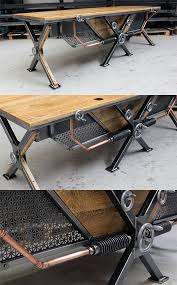 The Steampunk Desk Bespoke Industrial Furniture Uk Steel Vintage Vintage Industrial Furniture Steampunk Desk Industrial Design Furniture
