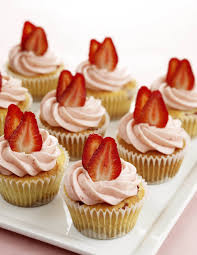 Swirled Strawberry Cupcakes Recipe Strawberry Cupcakes Cake Toppings Berries Recipes