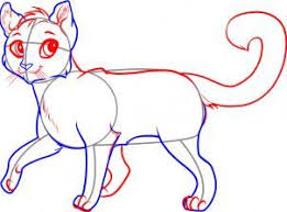 How To Draw A Cat Walking Warrior Cat Drawings Drawings Eye Drawing After you finish your cat drawings why not color them in like this! how to draw a cat walking warrior cat