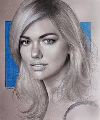 Happy Friday From The Sketchbook Today My New Drawing Of Kateupton Ive Been Meaning To Draw Kate For A While An Portrait Drawing Cartoon Artwork Anatomy Art
