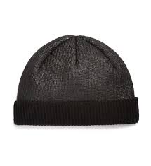 Helmut Lang Coated Knit Hat Knitted Hats Hats Knitting