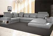 Ebay leder sofa wohnlandschaft venedig xxl couch mit led beleuchtung. Xxl Ledersofa Gunstig Online Kaufen Lionshome