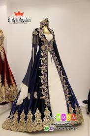Kaftan Kadife H3200 Lacivet The Dress Kaftan Elbise Dugun