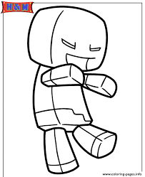 Printable minecraft coloring pages collection. Minecraft Coloring Pages Steve Coloring Home