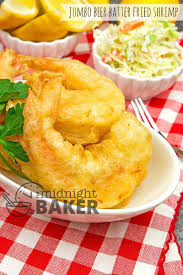 Place on a clean plate while you bread the remaining shrimp. Jumbo Beer Battered Fried Shrimp The Midnight Baker Easy Treat