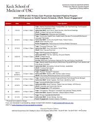 Free Usc Health Career Exploration Counseling Leuzinger High School