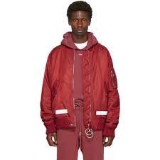 Off White C O Virgil Abloh Synthetic Red Arrows Bomber Jacket For Men Lyst