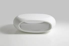 The coffee table features benefits inside your home. Eliptical White High Gloss Oval Coffee Table Coffee Tables Fads