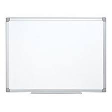 Foray Aluminum Framed Dry Erase Board 36 X 48 White Board Silver Frame Dry Erase Board Dry Erase Whiteboard Frame