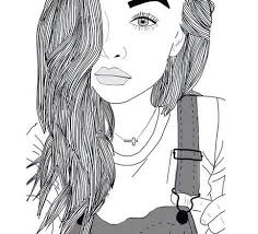 Pinterest Irehlevant Dessin Noir Et Blanc Dessins De Fille Dessin Ado