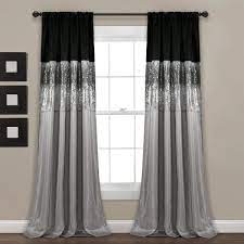 Home depot's price to install a window by type. Triangle Home Fashion Night Sky Window Curtain Panel Black Grey Single 42x108 16t004562 The Home Depot