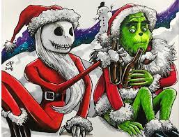 Jack Skellington And The Grinch By Olybear On Deviantart