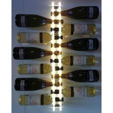 Acrylic And Stainless Steel 12 Bottle Wall Mounted Led Wine Rack Wine Rack Bottle Wall Wine