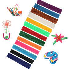 Amazon.com: Yatila Wiki Sticks 800 PCS 13 Color Pipe Cleaners Wax Yarn  Sticks Bendable Sticky Stix for DIY Craft : Arts, Crafts & Sewing