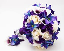 Free delivery and returns on ebay plus items for plus members. Blue Galaxy Orchid Bridal Or Bridesmaid Bouquet Add A Etsy