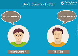 Developers Testers Are Always In A Battle A Developer Will Always Create An Application And A Tester Would Always Lo Software Testing Development Software