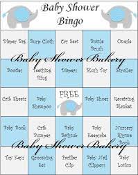 Blue Elephant Baby Shower Game Elephant Baby Shower Bingo Printable Boy Elephant Theme In 2021 Elephant Baby Shower Boy Baby Shower Bingo Elephant Baby Shower Theme