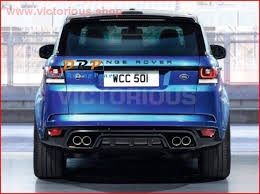 Svr Style Exhaust Muffler Tips For Range Rover Sport