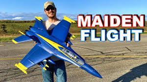 The f18 blue angel model with scale appearance can fly perfectly in low attitude at low speed. Brand New E Flite F 18 Blue Angels 80mm Rc Jet Warbird Thercsaylors Youtube