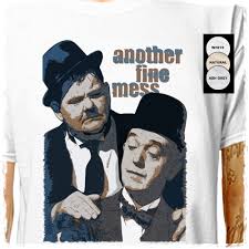 Laurel And Hardy Another Fine Mess 100 Cotton T Shirt Etsy