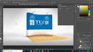 Download Create Mock Up Exhibition Stand Youtube PSD Mockup Templates