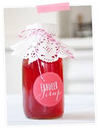 Rezept Fur Erdbeersirup Mit Etikett Cozy And Cuddly Erdbeersirup Erdbeeren Sirup