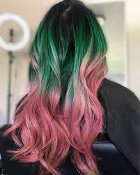 Hot rollers wet hair blow dry damaged hair green hair flat iron hair brush healthy hair aurora. 17 Amazing Examples Of Green Hair Colors Green Hair Ombre Hair Styles Dark Green Hair