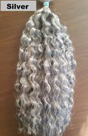 Get the best deals on braid wavy hair extensions. 22 Inch Silver Gray Wavy Hair Bulk Braiding Extensions Etsy