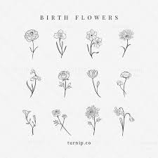 Birth Flower Clipart Rose Iris Lily Clipart Birth Month Flower Art Birth Flower Design Png Digital Flower Clipart Carnation Tattoo In 2020 Birth Flower Tattoos Carnation Tattoo Birth Flowers
