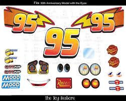 Lightning Mcqueen New Replacement Decals Stickers Fits Little Tikes Cozy Coupe Step2 Tottle Tune Ride On Lightning Mcqueen Cozy Coupe Makeover Little Tykes