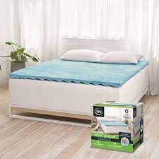 Need a temporary mattress for a dorm/rv/camping/to put on the floor/sofa bed, but don't want to. Serta Instant Upgrade 2 Gel Memory Foam Mattress Topper