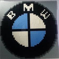 Lego Bmw Logo Mosaic Lego Mosaic Lego Art Mosaic