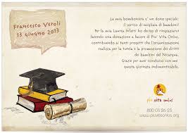 Pergamena Ringraziamento Laurea Bomboniera Bomboniere Ringraziamenti